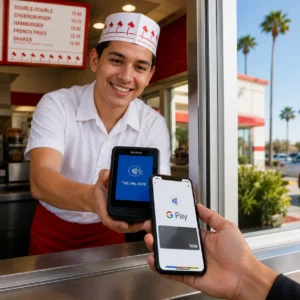 Google Pay at In and out