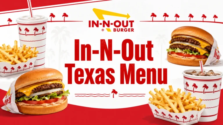 In-N-Out Texas Menu